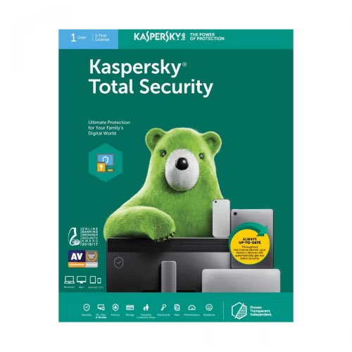 Kaspersky Total Security Singel User One Year Price in Bangladesh