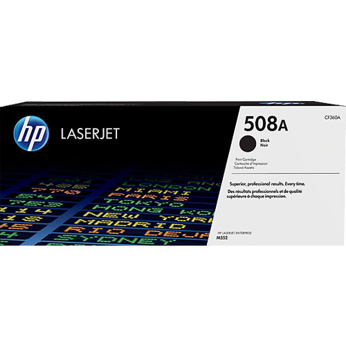 HP 508A Black Laser Toner Cartridge