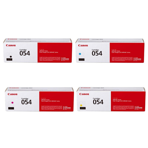 Canon 054 CMYK Full Set Toner Cartridge