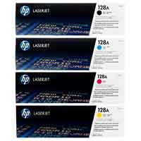 HP 128A CMYK Full Set Original Toner Cartridge