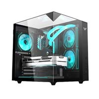 Value Top TWISTER 360 Mid Tower ATX Black Gaming Desktop Casing